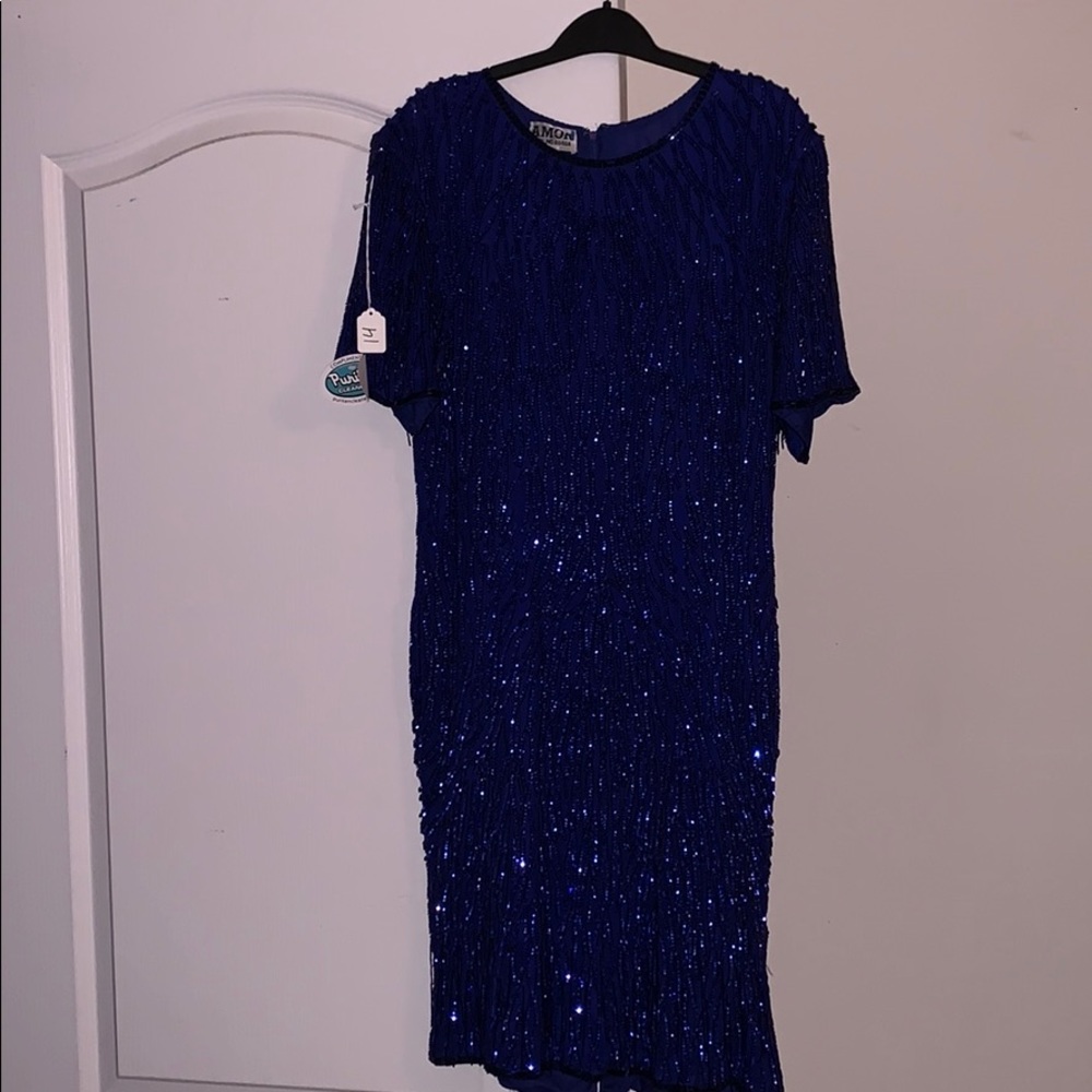Blue Cocktail Dress